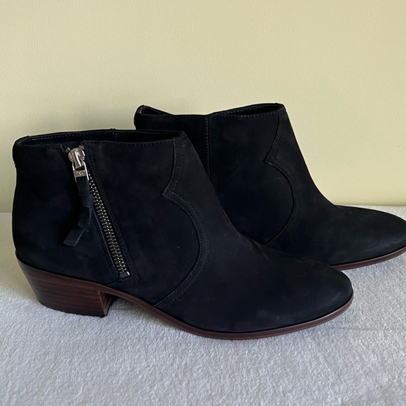 Sam Edelman Pete Black Suede Boots - Picture 1 of 5